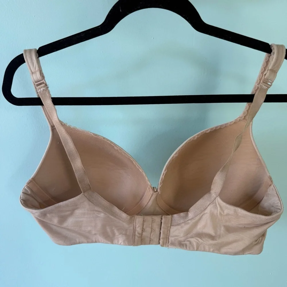 Victorias Secret 40D Lined Perfect Coverage Bra Solid Black